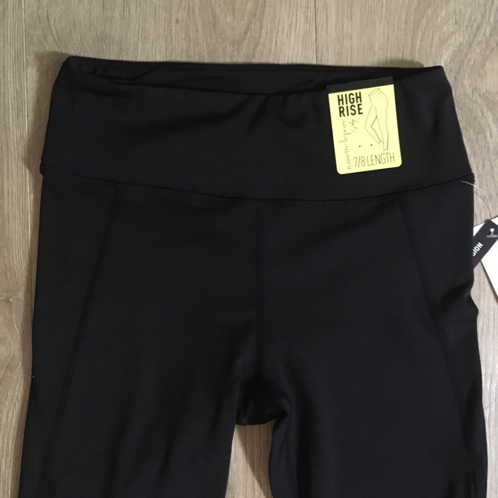 NWT Nanette Lepore floral high rise tights petite